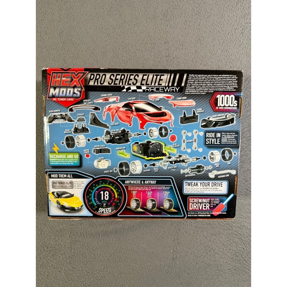 HEXBUG MODS RC Tuner‎ Car Pro Series Elite Raceway Customizable 150+ Pcs